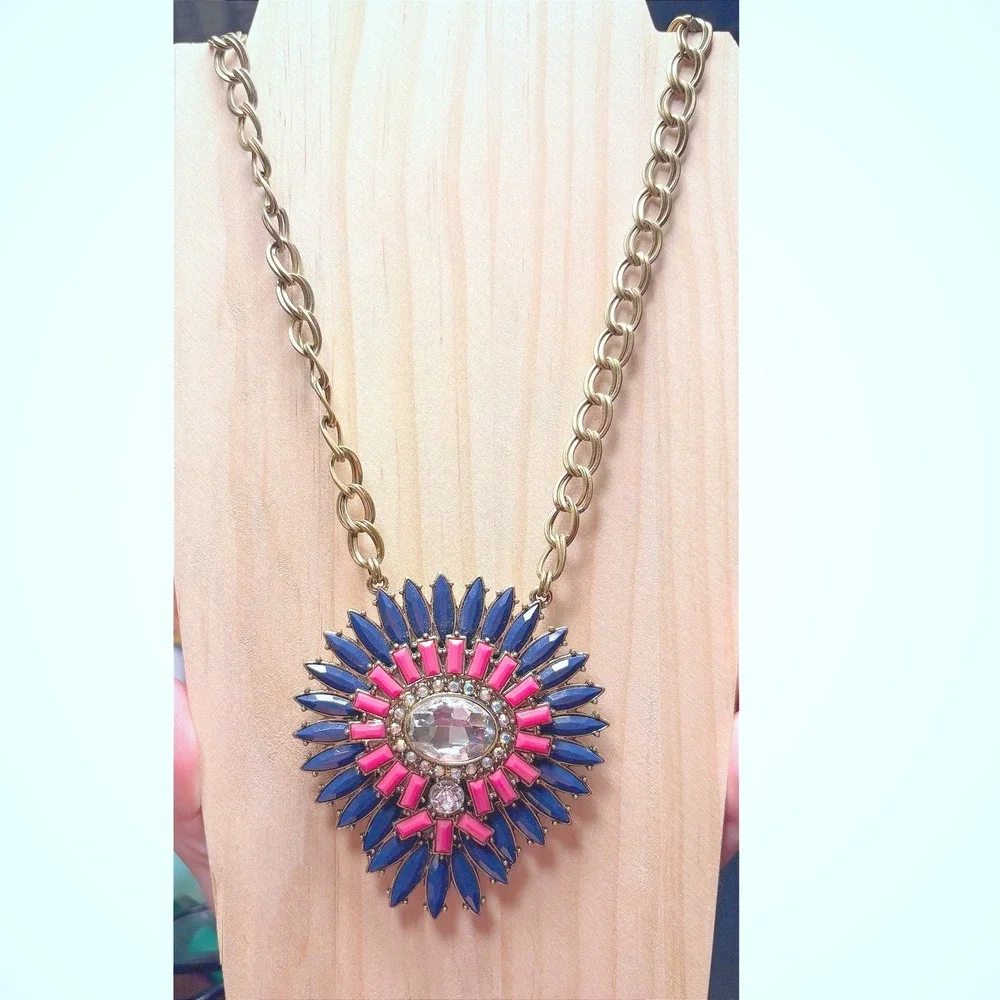 Premier Design Reversible Statement Necklace Women Multi Good Sunburst Boho
